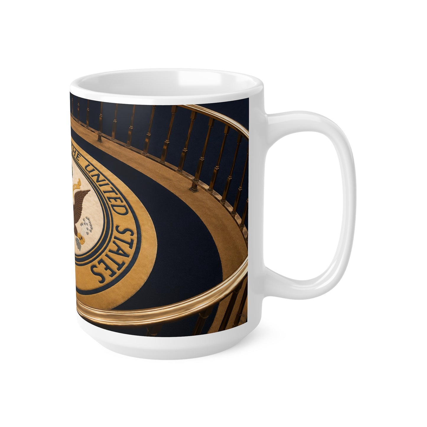 Presidential Seal Ceramic Coffee Mug — The Great Seal of the United States, 11oz & 15oz