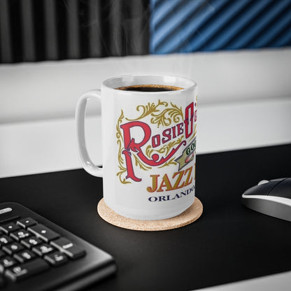 Rosie O'Grady's Jazz Band Ceramic Coffee Mug — Orlando Vintage Band Logo (11oz/15oz)