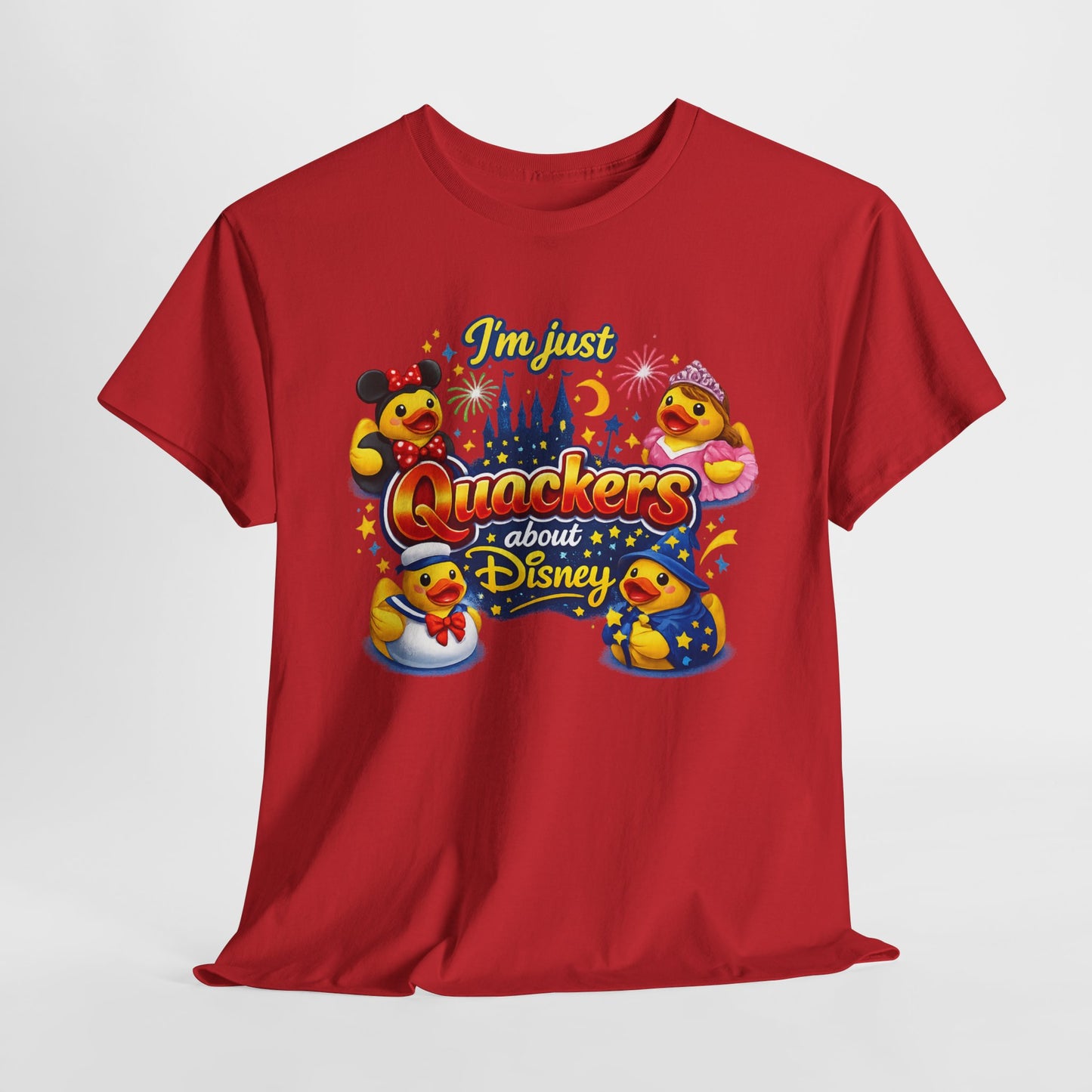 Quackers About Disney Rubber Duck Tee — "I'm Just Quackers About Disney" Graphic T-Shirt