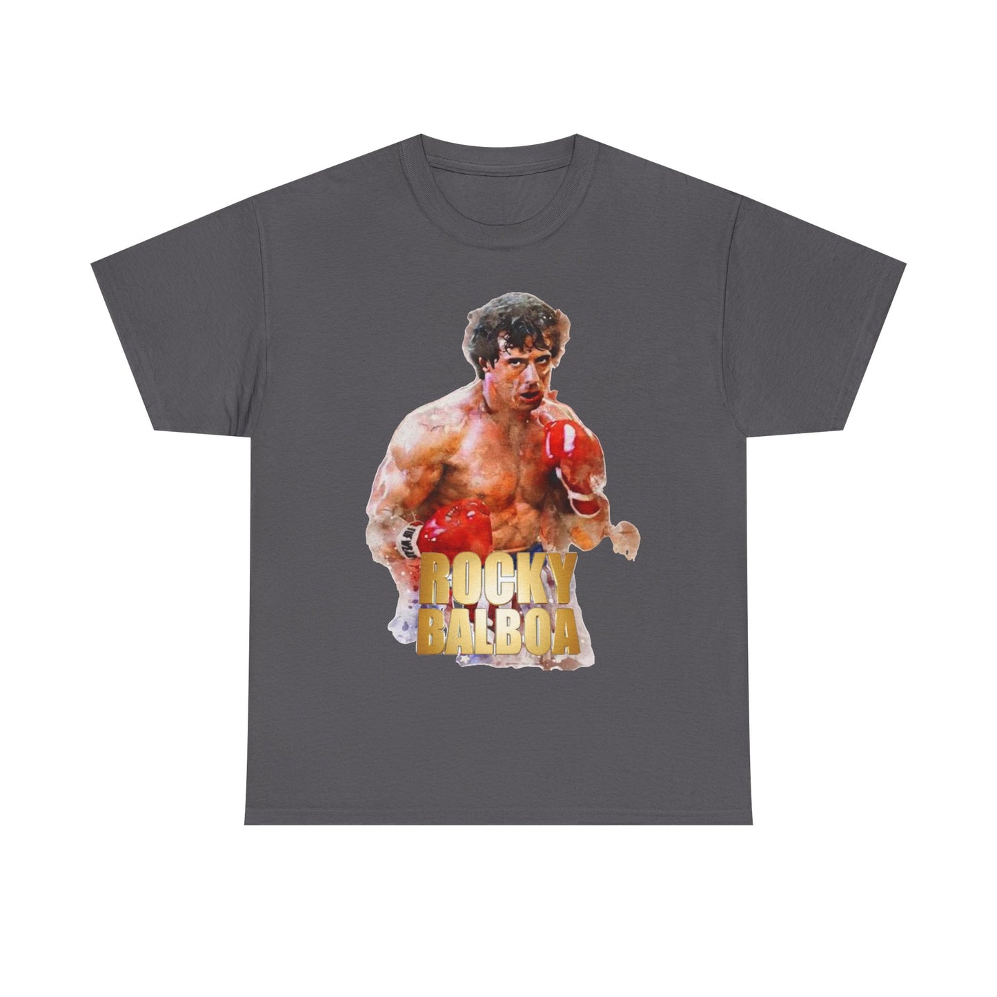 Boxing Rocky Balboa Graphic Tee – Retro Fighter Movie Shirt