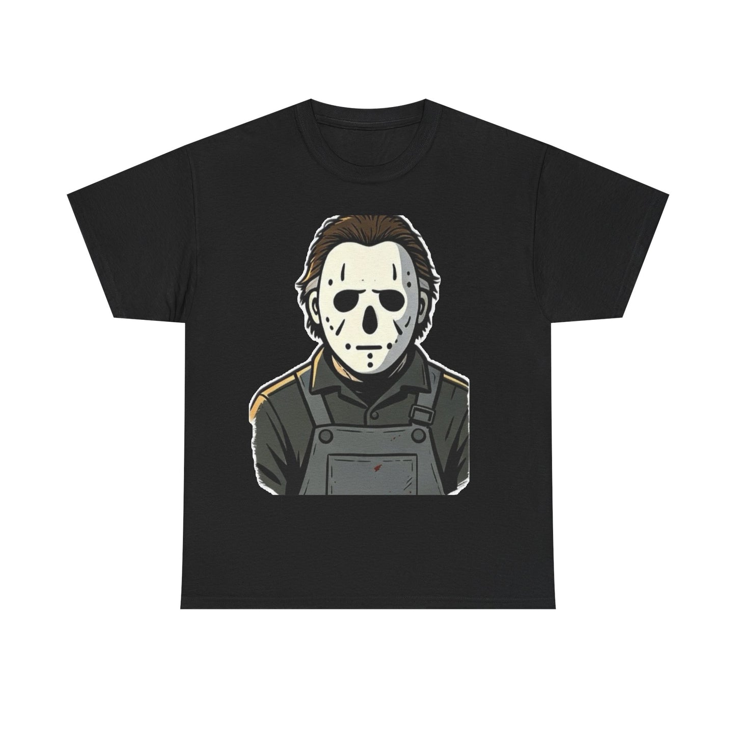 Horror Mask Tee — Jason-Inspired Halloween T-Shirt