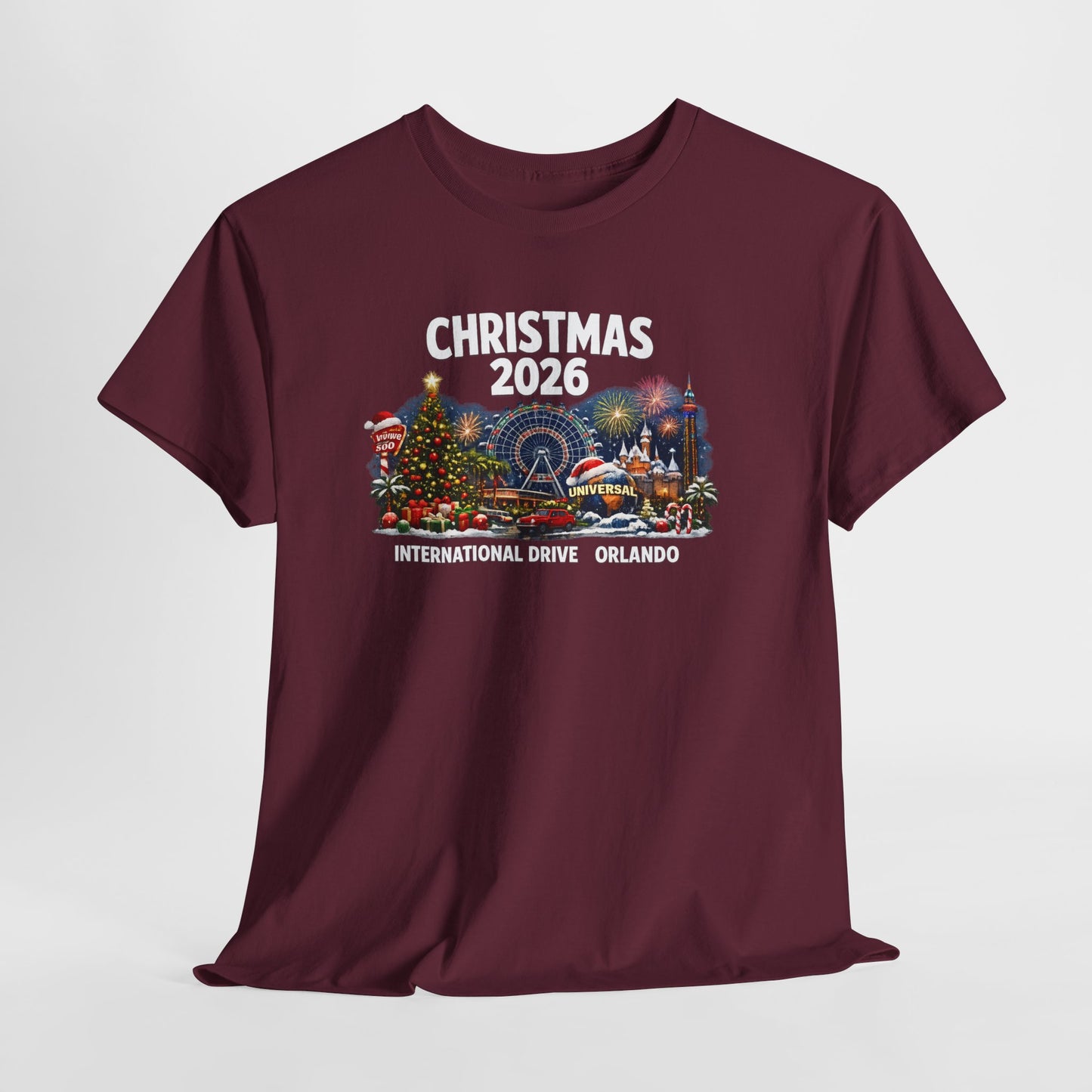 Christmas 2026 Orlando T-Shirt — International Drive Holiday Souvenir