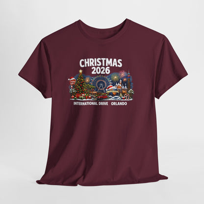 Christmas 2026 Orlando T-Shirt — International Drive Holiday Souvenir
