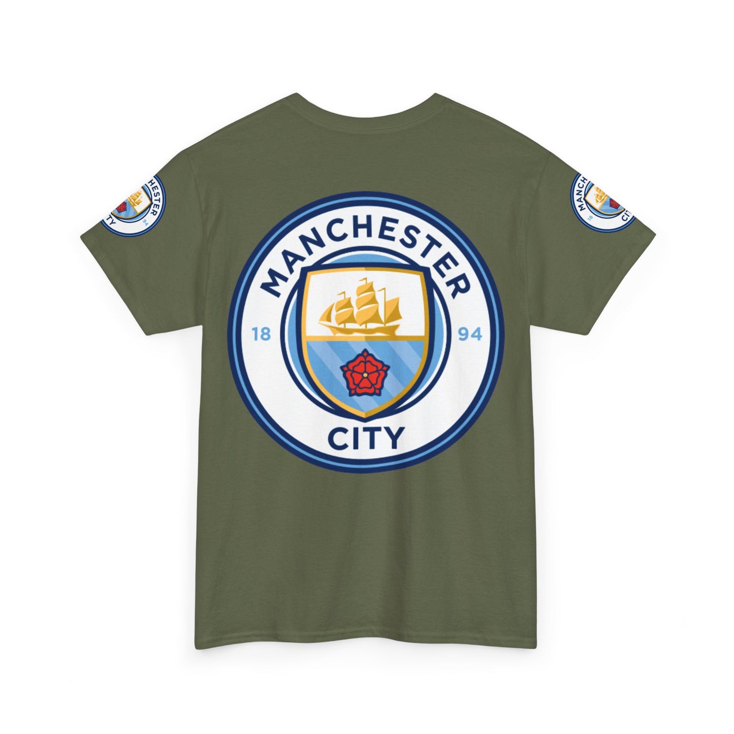 Manchester City Crest T-Shirt — Football Club Logo Tee
