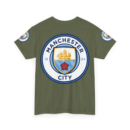 Manchester City Crest T-Shirt — Football Club Logo Tee
