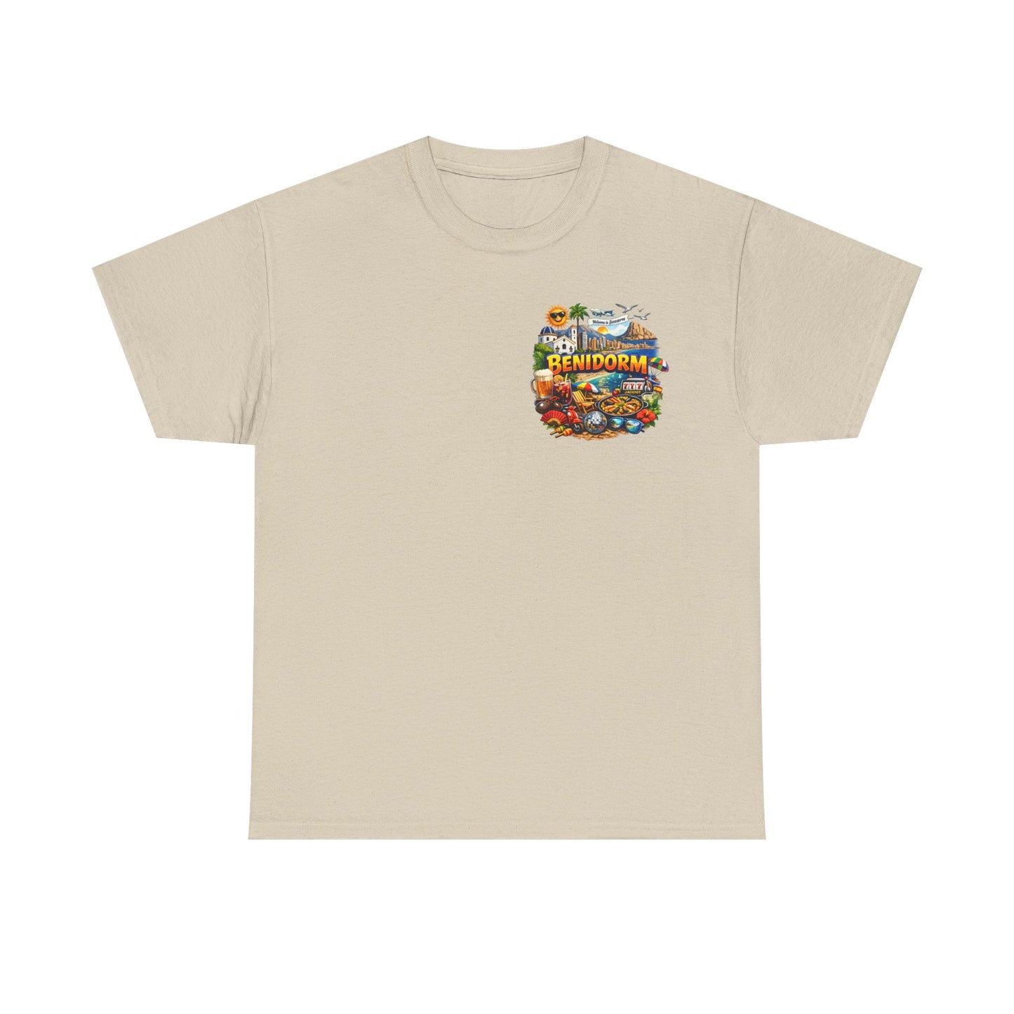 Benidorm Souvenir T‑Shirt — Spain Beach Holiday Graphic Tee