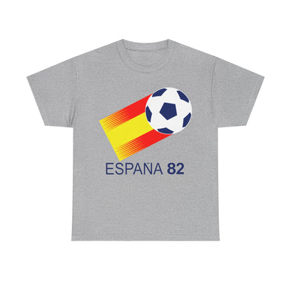 Spain 82 Soccer Tee – Retro España World Cup Football Shirt