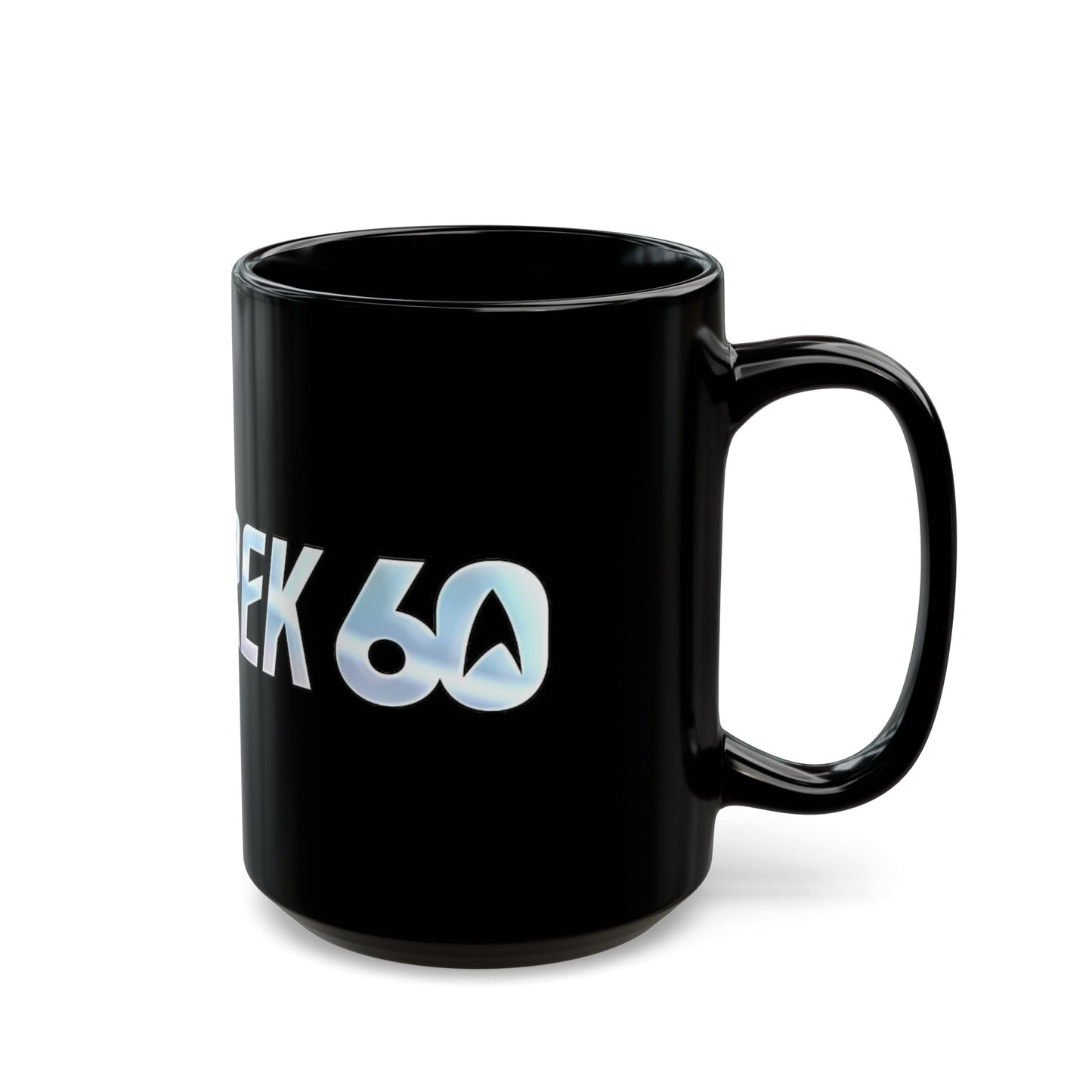 Star Trek 60th Anniversary Black Coffee Mug — Sci‑Fi Fan Gift (11oz/15oz)
