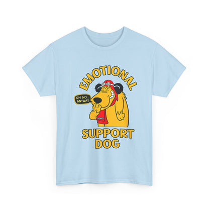 Emotional Support Dog T-Shirt — Cute Cartoon Comfort Pup Tee