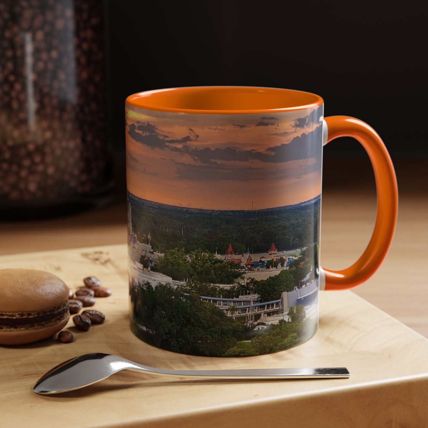 Disney Magic Kingdom Castle Sunset Coffee Mug (Accent, 11/15oz)