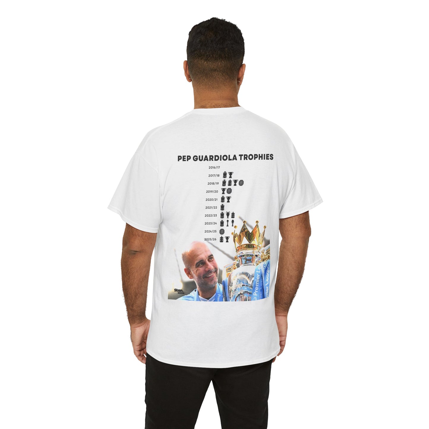 Pep Guardiola Trophies Graphic Tee