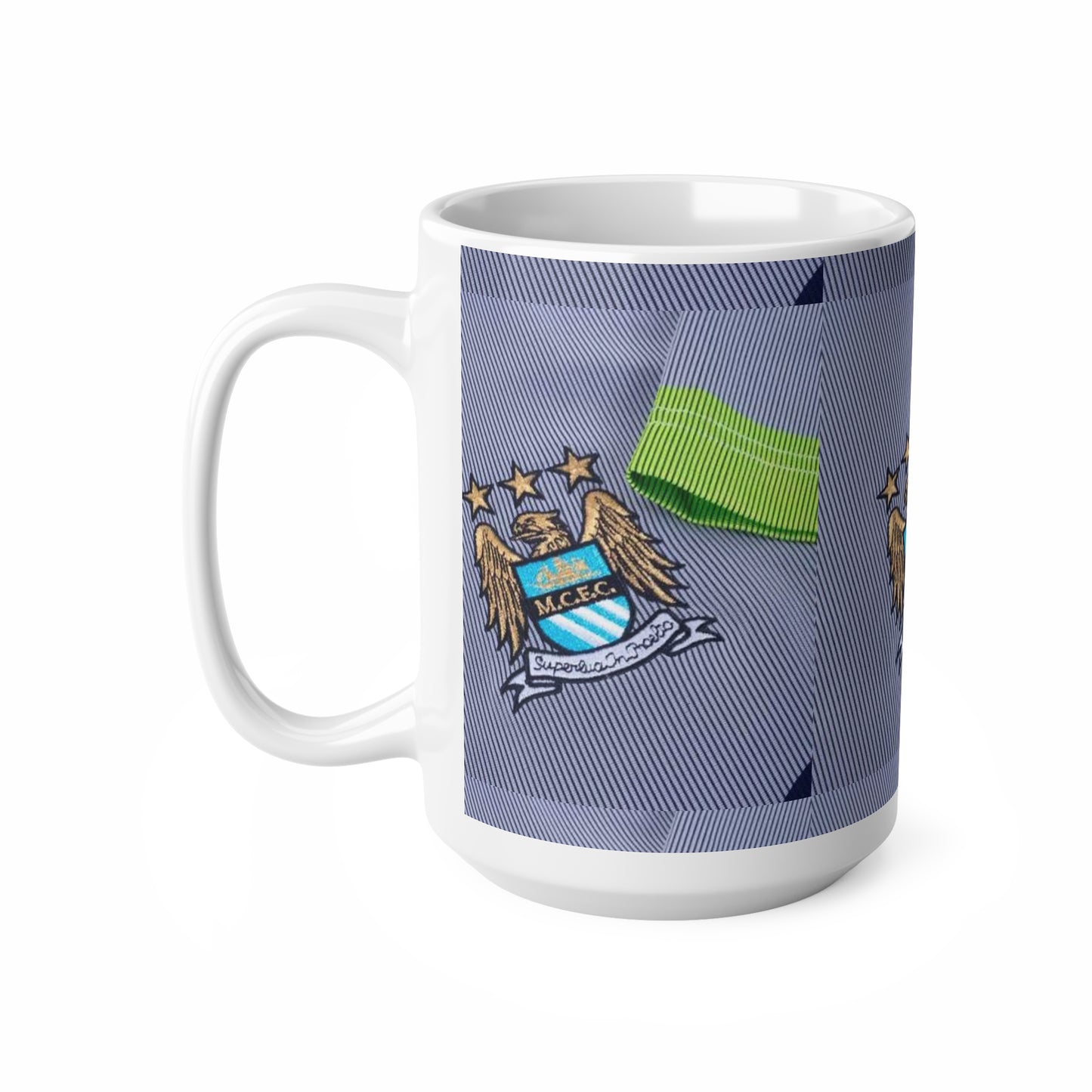 Manchester City Crest Ceramic Coffee Mug — 11oz & 15oz Football Fan Gift