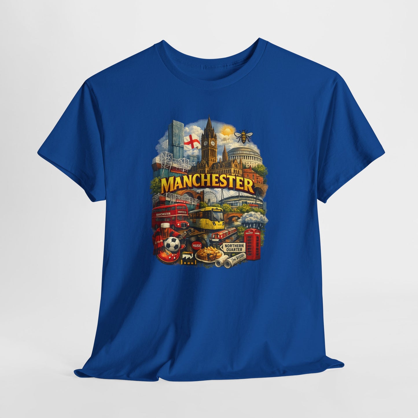 Manchester Skyline Collage T-Shirt