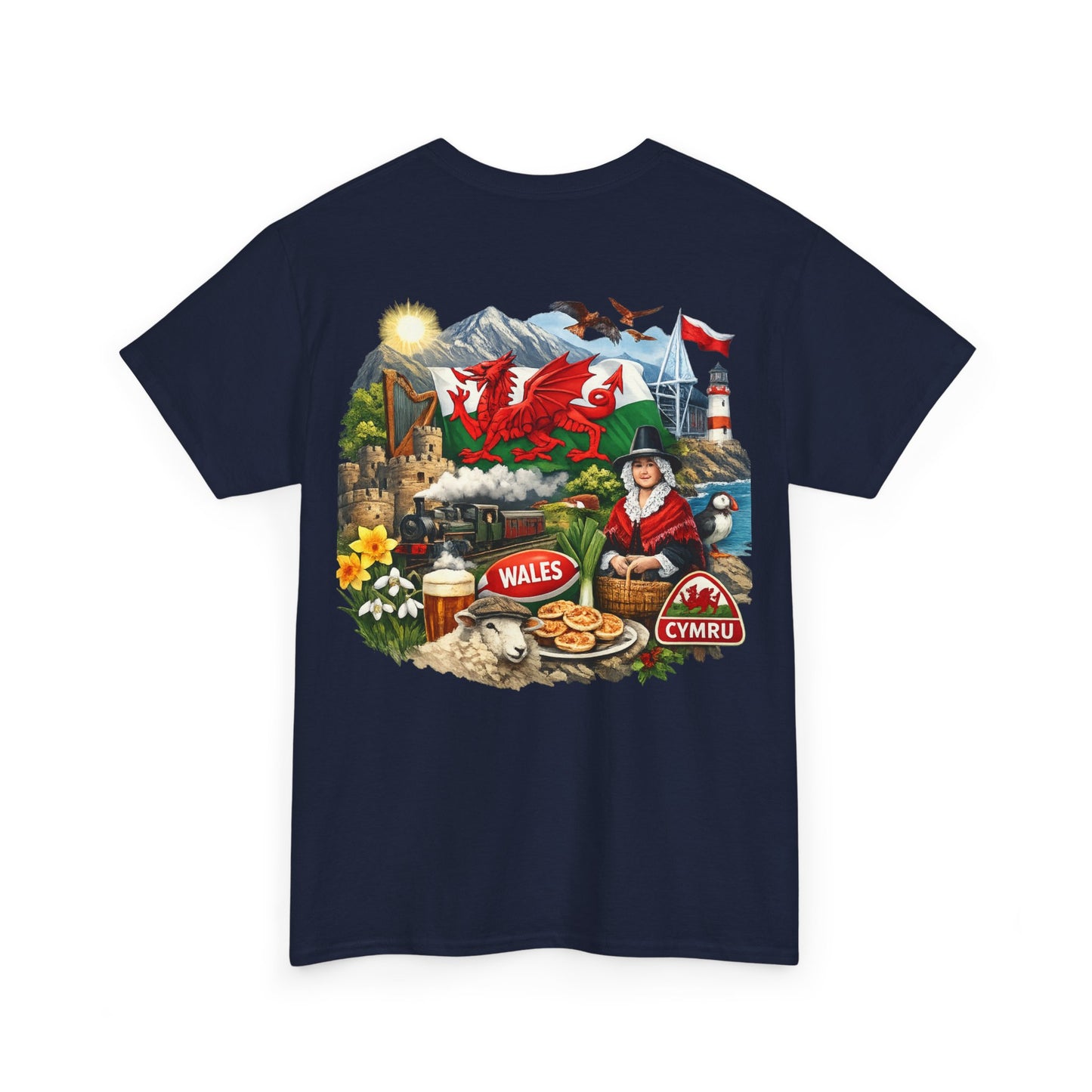 Wales Pride T-Shirt — 'Make Wales Great Again' Welsh Dragon Tee