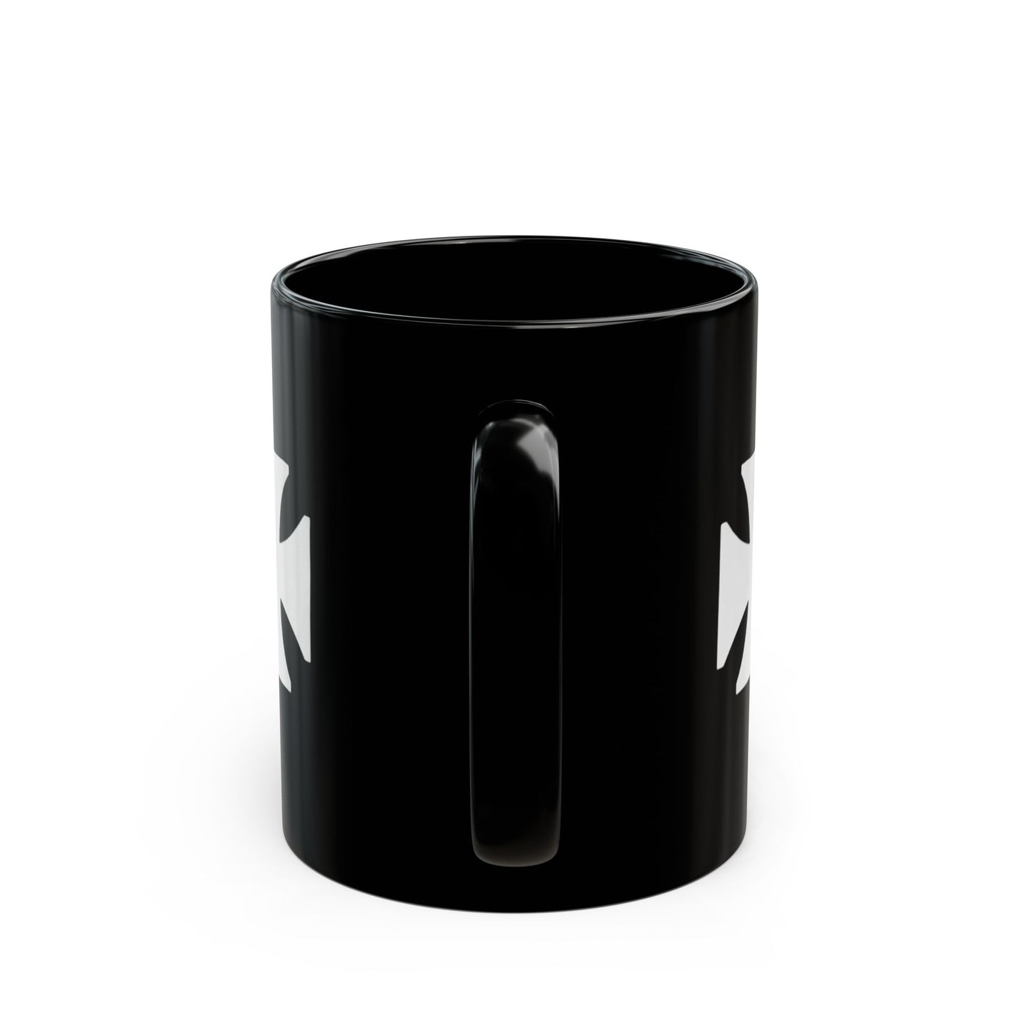 Manchester City ST Mark's Black Ceramic Mug with White Maltese Cross – Gothic Coffee Cup (11oz, 15oz)