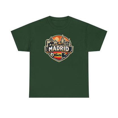 Madrid Skyline Soccer Crest T-Shirt