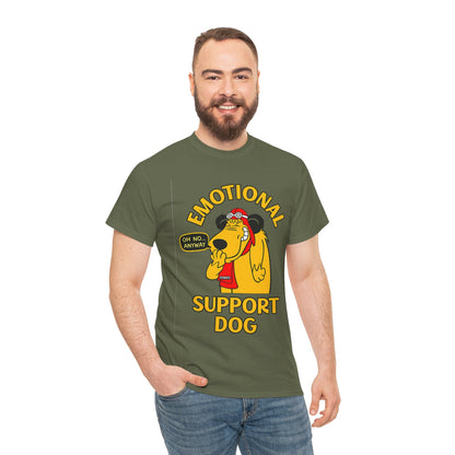 Emotional Support Dog T-Shirt — Cute Cartoon Comfort Pup Tee