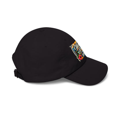 West Palm Beach Dad Cap — Vintage Surfboard Floral Beach Hat