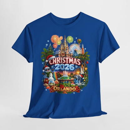 Christmas 2026 Orlando T-Shirt — Holiday Theme Park Souvenir Tee