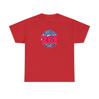 Piccadilly Radio '261' Logo T‑Shirt — Vintage Unofficial Radio Station Graphic Tee