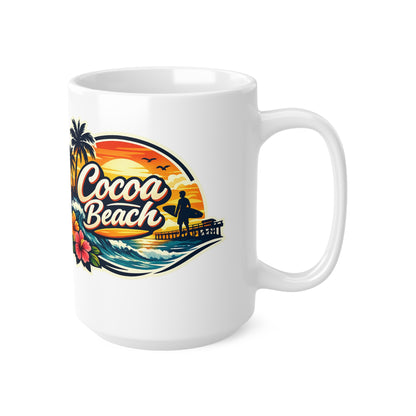 Cocoa Beach Ceramic Coffee Cups, 11oz, 15oz