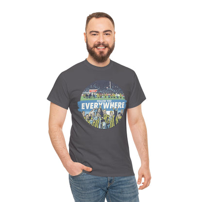 Manchester City T-Shirt — Follow Me Everywhere Soccer Fan Design