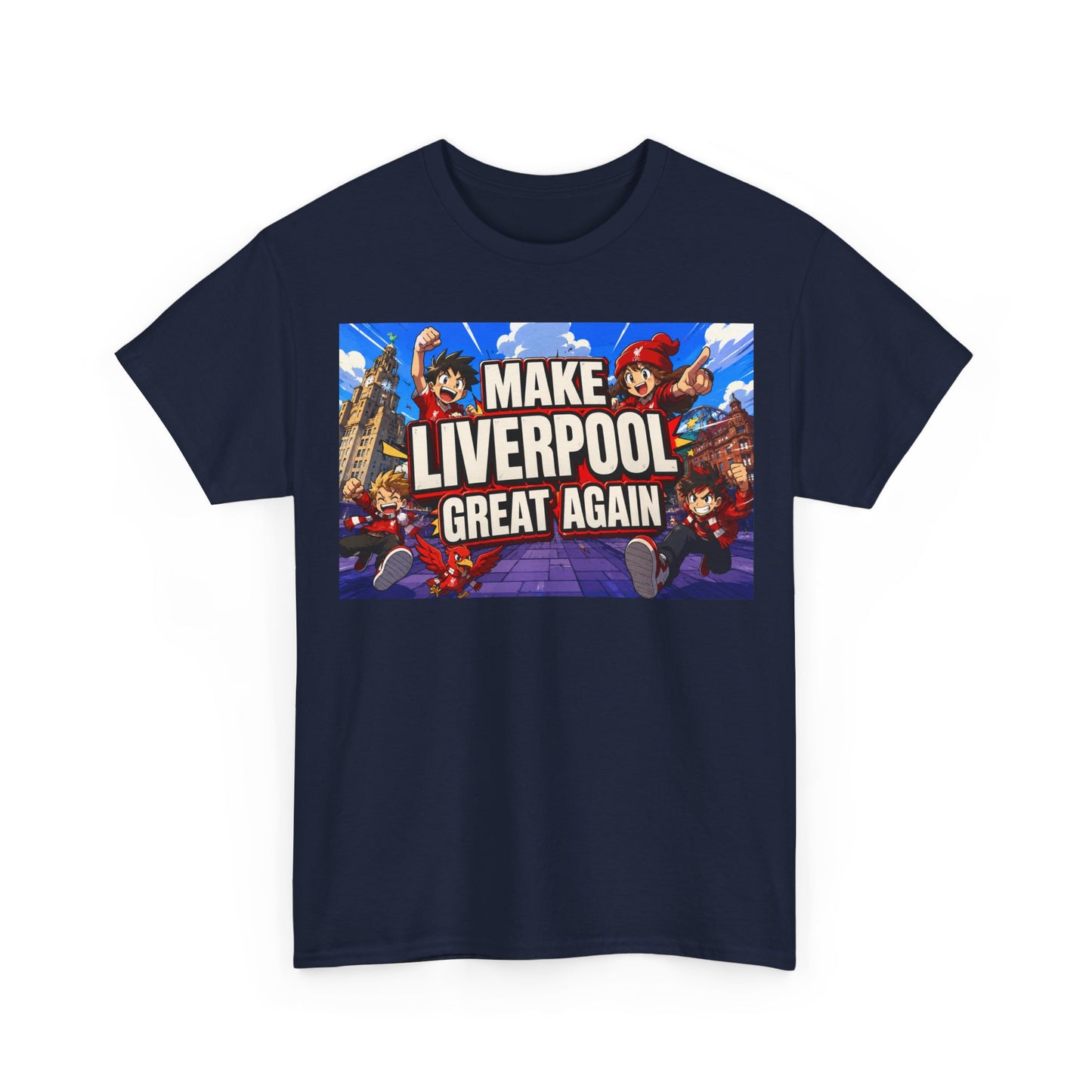 Liverpool Fan Tee – "Make Liverpool Great Again" Graphic Shirt