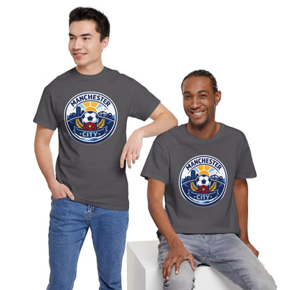Manchester City Unofficial Soccer Logo T-Shirt — Football Fan Tee