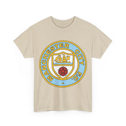 Manchester City FC Retro Crest T-Shirt – Retro Football Fan Tee