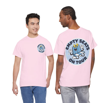 Manchester City T-Shirt — 'Empty Blue Seats On Tour' Retro Skate Graphic Tee