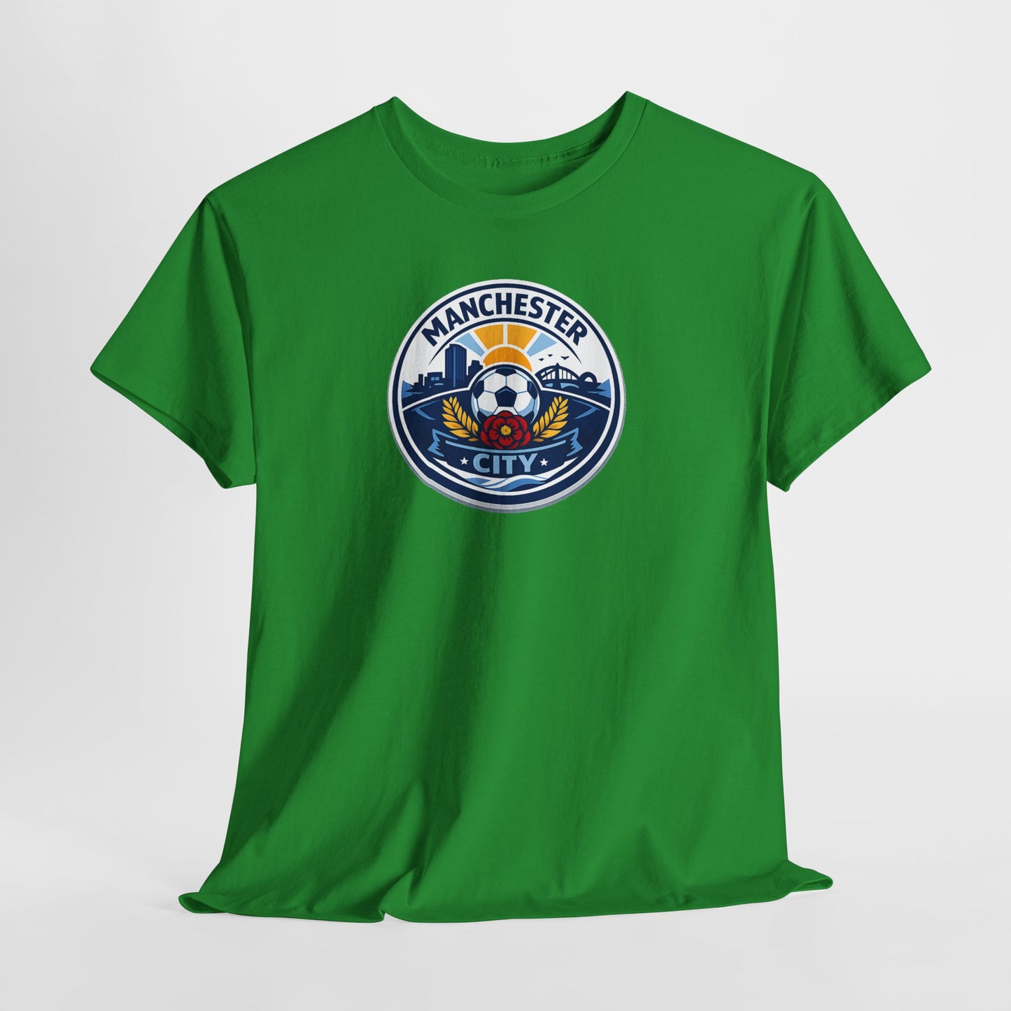 Manchester City Crest T-Shirt — Soccer Fan Tee