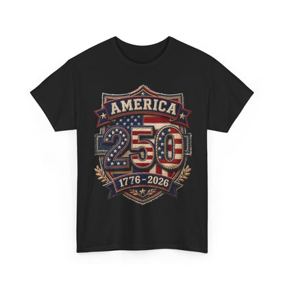 America 250 T-Shirt — 1776–2026 Bicentennial Celebration Tee