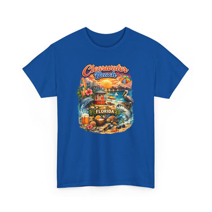 Clearwater Beach Florida Vintage Vacation T-Shirt