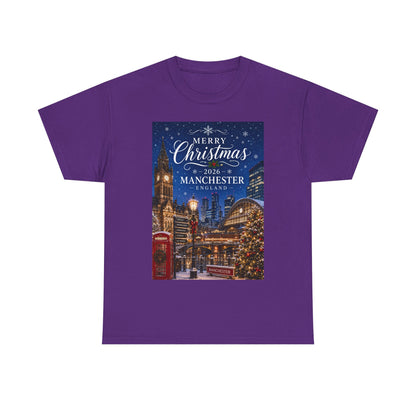 Manchester Christmas Tee — Merry Christmas 2026 Holiday T‑Shirt