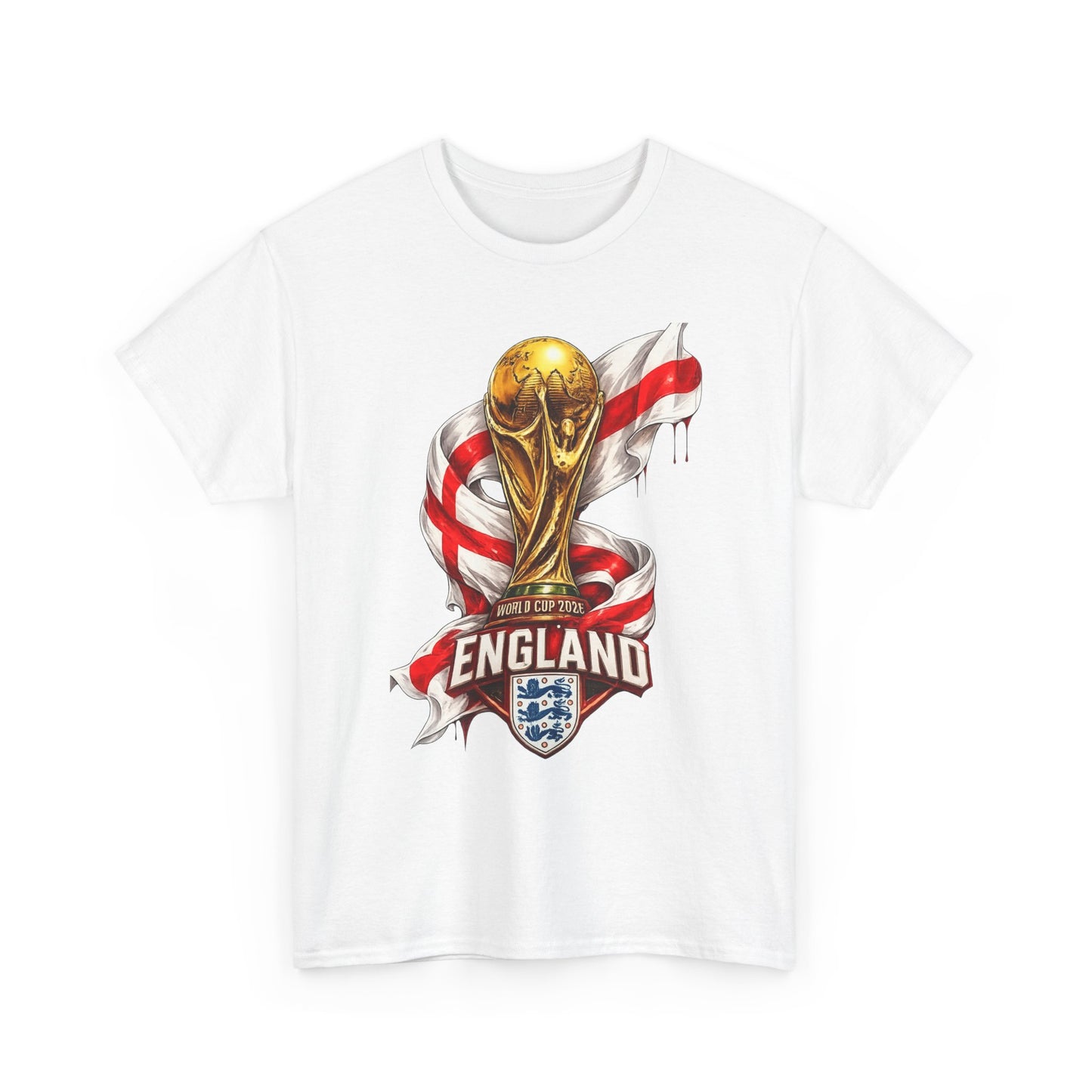 England World Cup Trophy T‑Shirt — St George's Cross Football Fan Tee