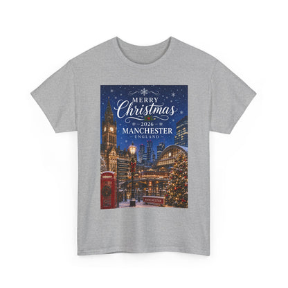 Manchester Christmas Tee — Merry Christmas 2026 Holiday T‑Shirt