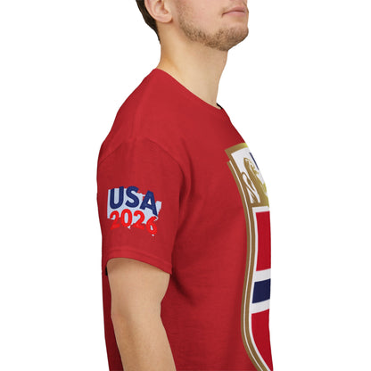 Norway Football Tee — "Braut Haaland" #9 Fan Shirt