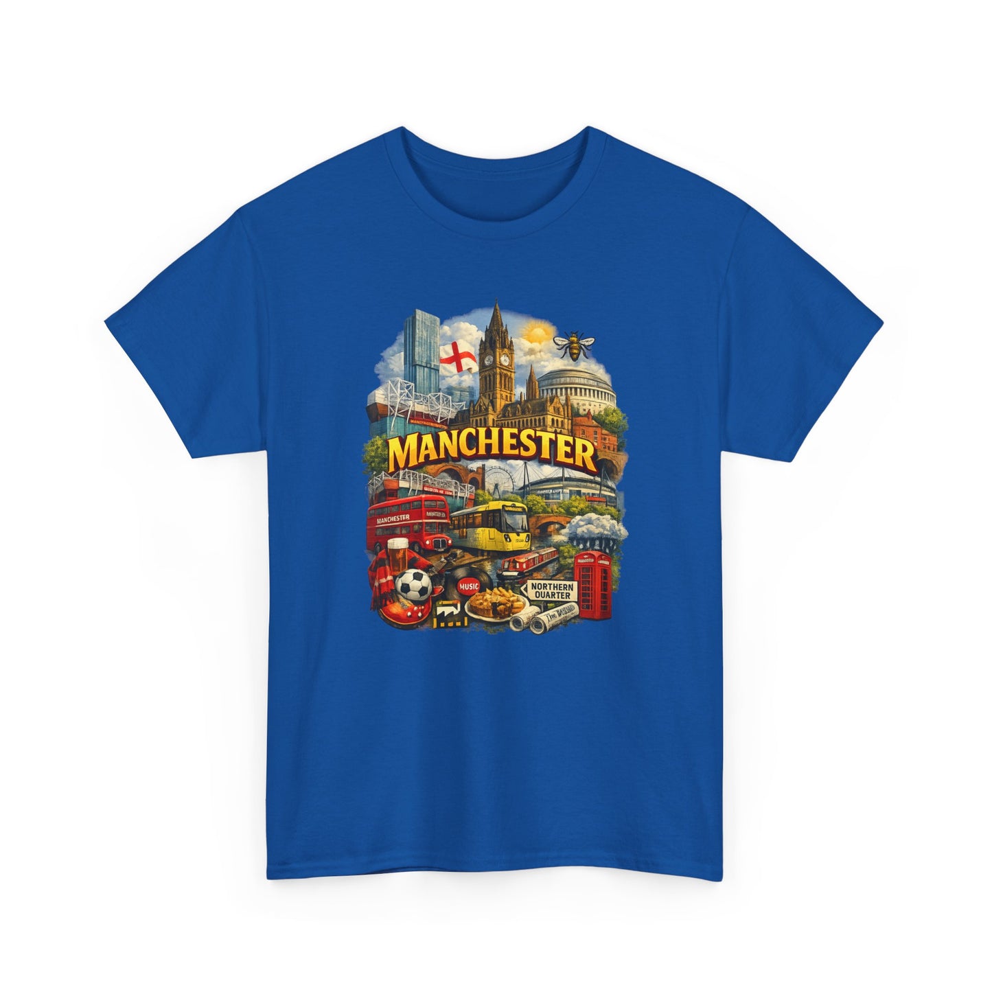 Manchester Skyline Collage T-Shirt