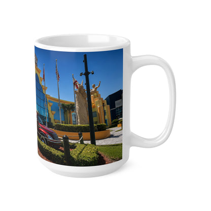 Ron Jon Cocoa Beach Photo Mug — Colorful Vacation Ceramic Coffee Cup (11oz & 15oz)