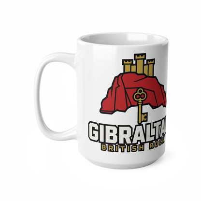 Gibraltar British Rock Ceramic Coffee Cups, 11oz, 15oz