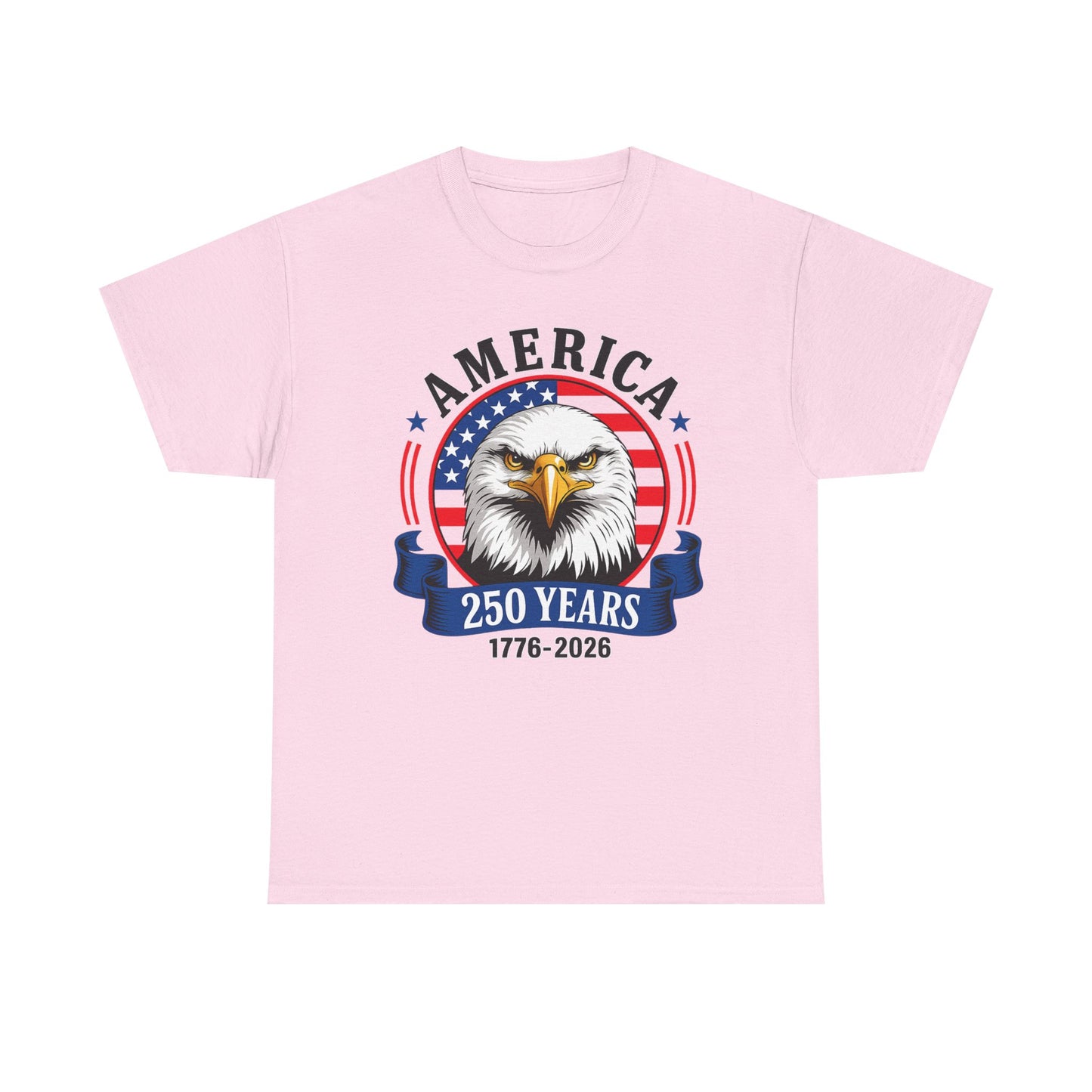 America 250 Years T-Shirt – Bald Eagle 1776–2026 Patriotic Tee