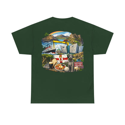 Northern Ireland Collage Tee — "Make Northern Ireland Great Again" Graphic T-Shirt
