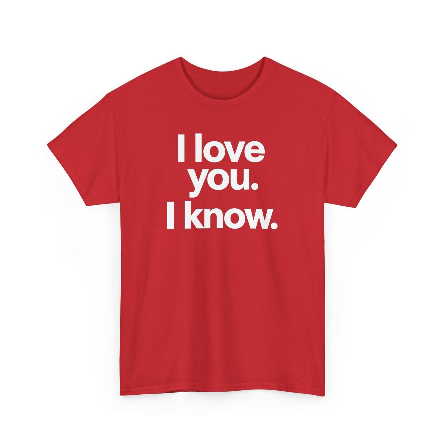 I Love You I Know Saying T‑Shirt from Star Wars