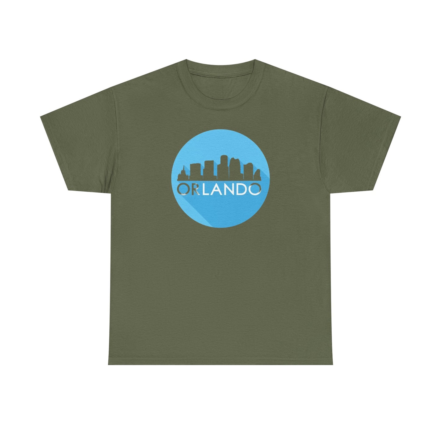 Orlando Skyline Tee — Blue Circle City Skyline T-Shirt