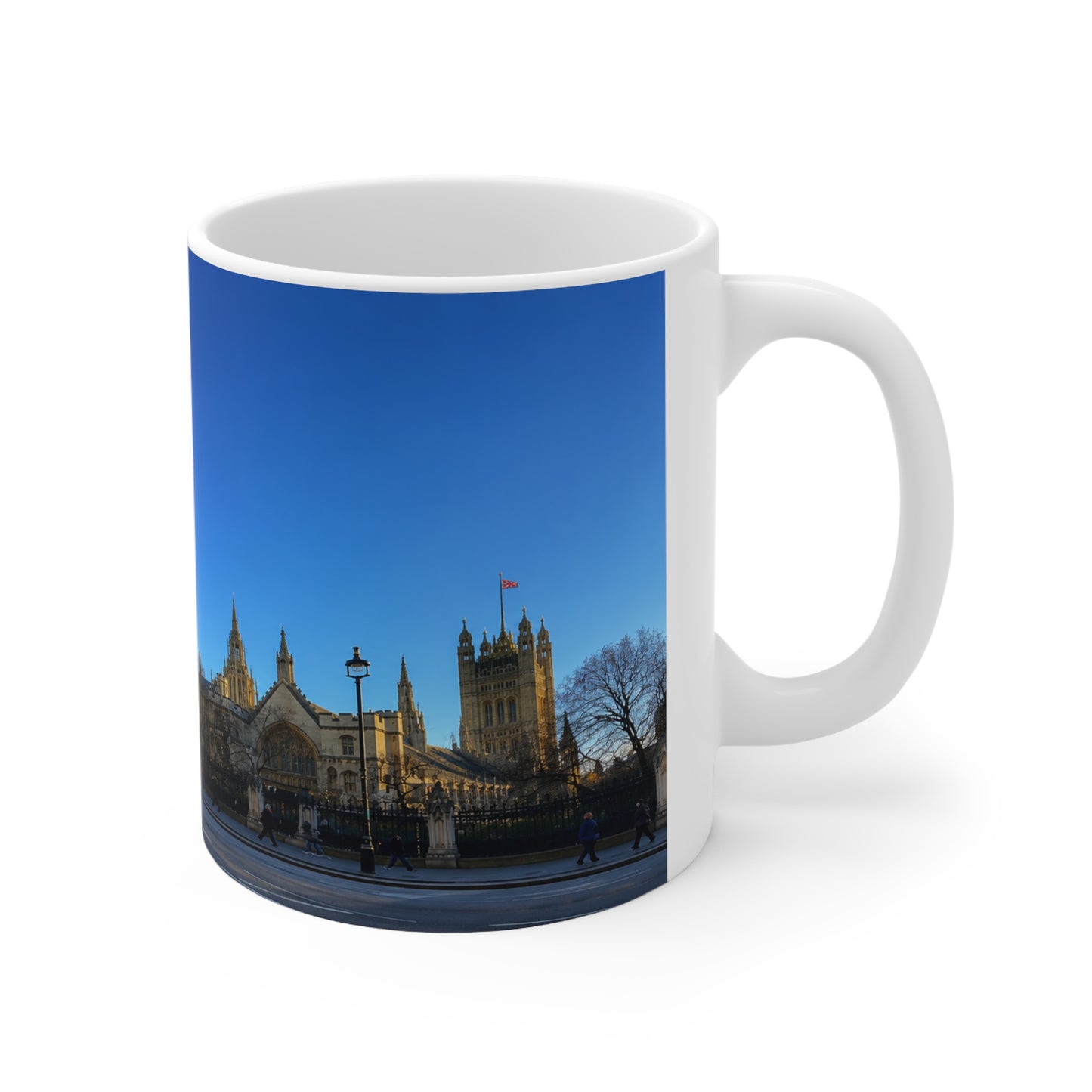 Big Ben London Skyline Ceramic Mug — 11oz & 15oz Souvenir Coffee Cup