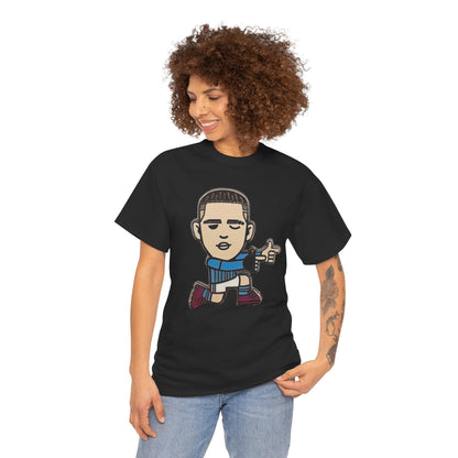 Phil Foden Cartoon Dance Pose Tee - Funky Character Graphic T-Shirt