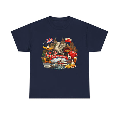 Liverpool Landmarks & You'll Never Walk Alone T-Shirt