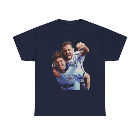 Soccer Celebration T-Shirt — Vintage Team Goal Photo Tee