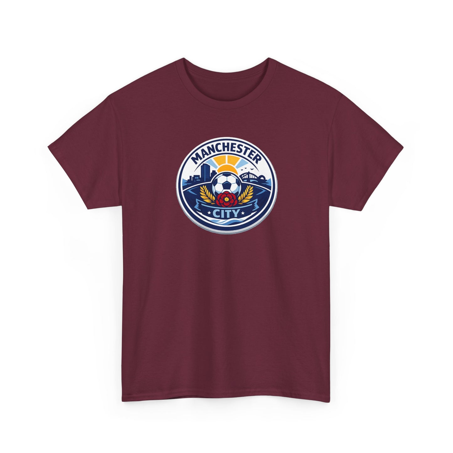 Manchester City Crest T-Shirt — Soccer Fan Tee
