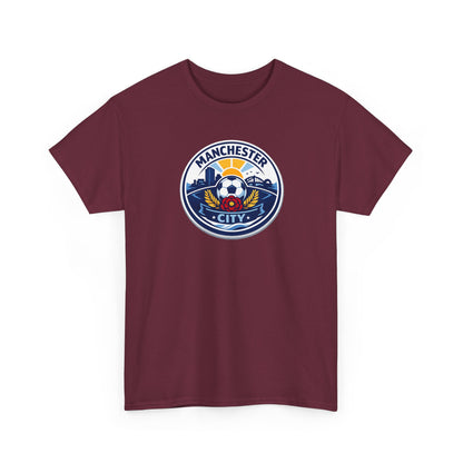 Manchester City Crest T-Shirt — Soccer Fan Tee